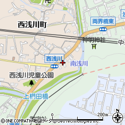 東京都八王子市西浅川町11周辺の地図