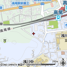 東京都八王子市初沢町1458-28周辺の地図