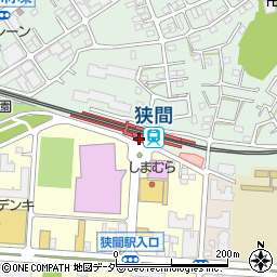 京王電鉄株式会社　狭間駅周辺の地図
