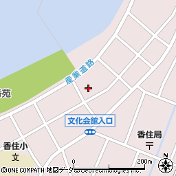 有限会社中松商店　加工場周辺の地図