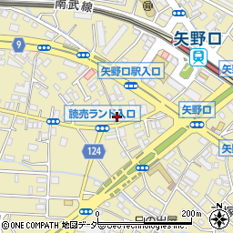 東京都稲城市矢野口689周辺の地図
