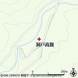 岐阜県関市洞戸高賀周辺の地図