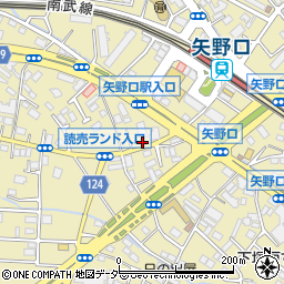 東京都稲城市矢野口691周辺の地図