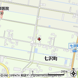 山梨県甲府市七沢町218周辺の地図