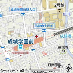 プリバート成城教室周辺の地図