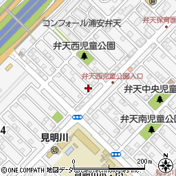 千葉県浦安市弁天1丁目13-8周辺の地図