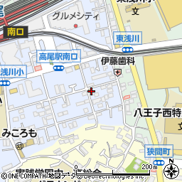 東京都八王子市初沢町1282-5周辺の地図