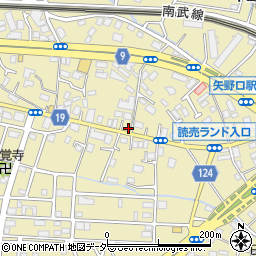 東京都稲城市矢野口773-6周辺の地図