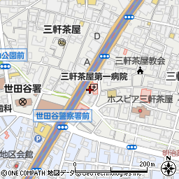 東京都世田谷区三軒茶屋1丁目22周辺の地図