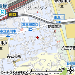 東京都八王子市初沢町1296-13周辺の地図