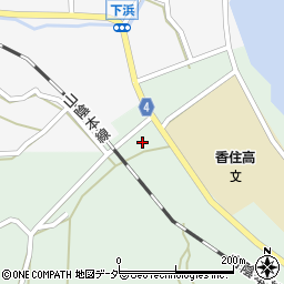 兵庫県美方郡香美町香住区矢田923周辺の地図
