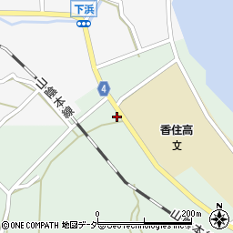 兵庫県美方郡香美町香住区矢田920周辺の地図