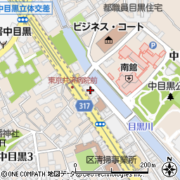 稲垣薬局　中目黒店周辺の地図