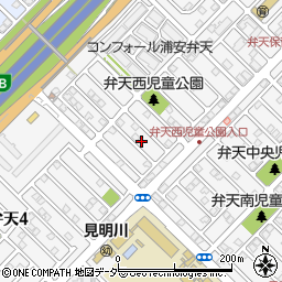 千葉県浦安市弁天1丁目13-12周辺の地図