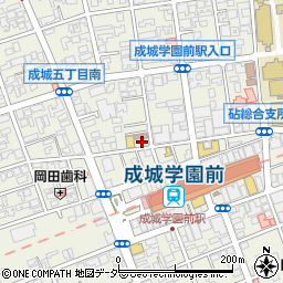 タイムズ成城第１３駐車場周辺の地図
