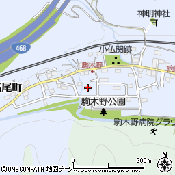 東京都八王子市裏高尾町402周辺の地図