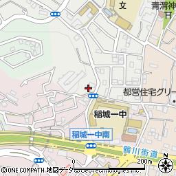 東京都稲城市大丸14周辺の地図