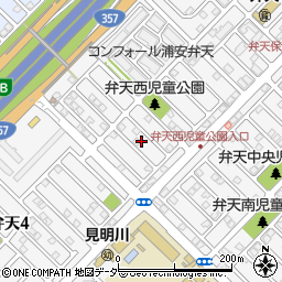 千葉県浦安市弁天1丁目13周辺の地図