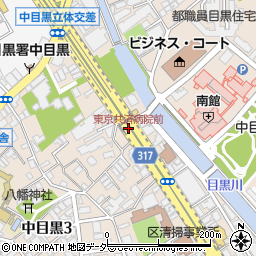 東京共済病院前周辺の地図