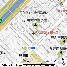 千葉県浦安市弁天1丁目13-5周辺の地図