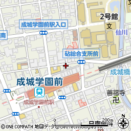 美登利 昌 成城店周辺の地図