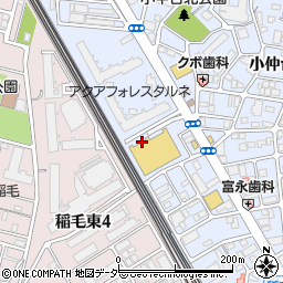 ブックオフ稲毛　マルエツ店周辺の地図