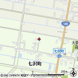 山梨県甲府市七沢町230周辺の地図