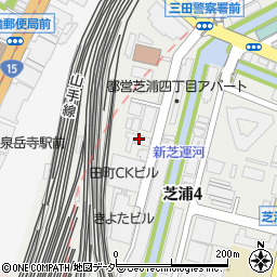 ソニーショップ三田周辺の地図