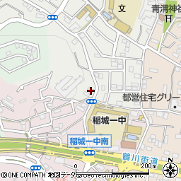 東京都稲城市大丸13-6周辺の地図