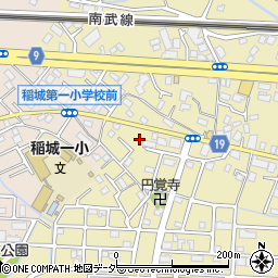 東京都稲城市矢野口1000-7周辺の地図