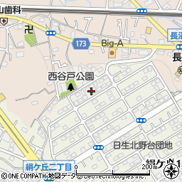 東京都八王子市絹ケ丘1丁目8周辺の地図