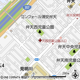 千葉県浦安市弁天1丁目12-12周辺の地図