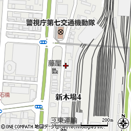 東京都江東区新木場4丁目5-21周辺の地図