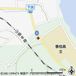 兵庫県美方郡香美町香住区矢田916周辺の地図