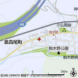 東京都八王子市裏高尾町517周辺の地図
