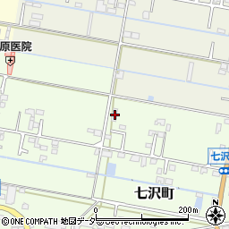 山梨県甲府市七沢町216周辺の地図