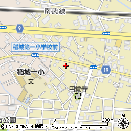 東京都稲城市矢野口1000周辺の地図
