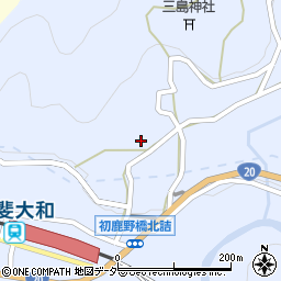 山梨県甲州市大和町初鹿野1531周辺の地図