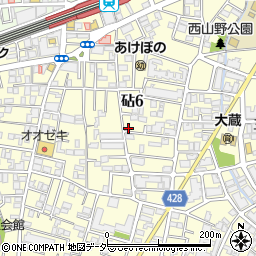 東京都世田谷区砧6丁目22-8周辺の地図