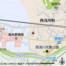 東京都八王子市西浅川町58周辺の地図