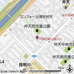 千葉県浦安市弁天1丁目12周辺の地図
