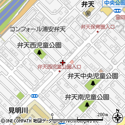 千葉県浦安市弁天1丁目10周辺の地図