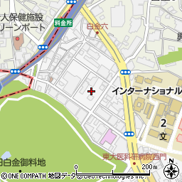 東京都港区白金台5丁目7周辺の地図