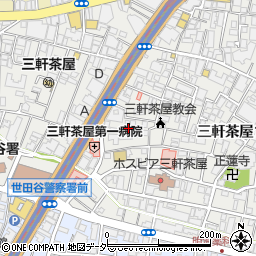 東京都世田谷区三軒茶屋1丁目29周辺の地図