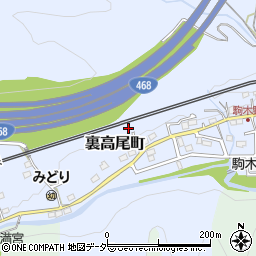 東京都八王子市裏高尾町558周辺の地図
