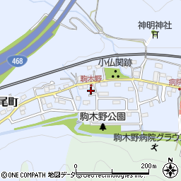 東京都八王子市裏高尾町384周辺の地図