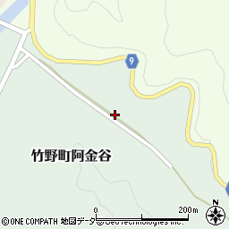 兵庫県豊岡市竹野町阿金谷248-1周辺の地図