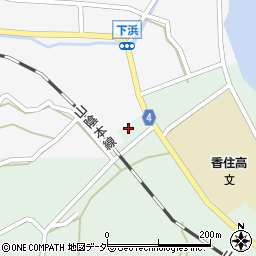 兵庫県美方郡香美町香住区矢田913周辺の地図