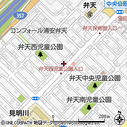 千葉県浦安市弁天1丁目10-4周辺の地図