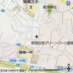 東京都稲城市大丸22周辺の地図